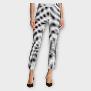 Theory Classic Skinny Pant Black & White Check Gingham Size 6